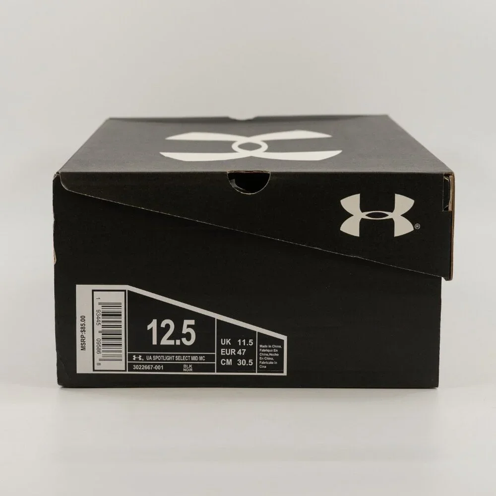 Under Armour Spotlight Select Mid MC 'Haptic Print Black' 3022667-001 size 12.5